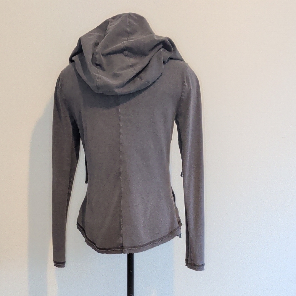PrAna Hooded Zip Jacket in Gray - Picture 7 of 10